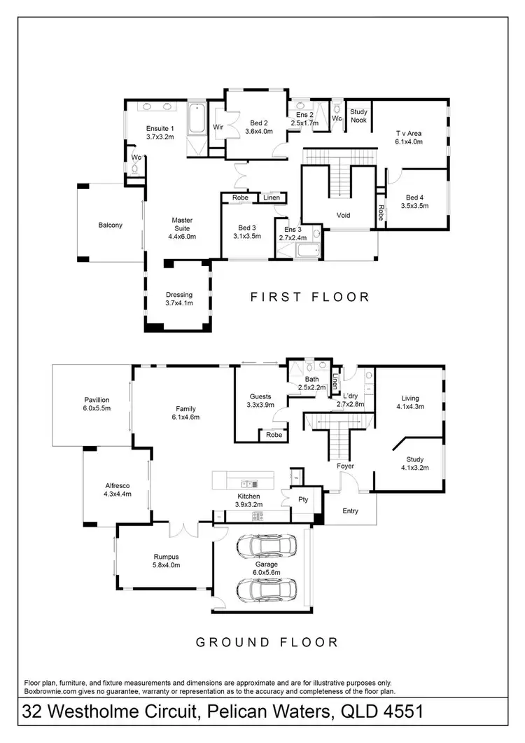 Floorplan of Homely house listing, 32 Westholme Circuit, Pelican Waters QLD 4551