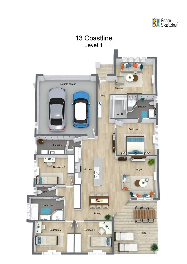 Floorplan of Homely house listing, 13 Coastline Pde, Trinity Beach QLD 4879