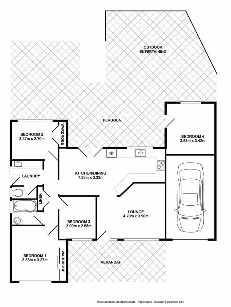 Floorplan of Homely house listing, 7 Ellim Pl, Cranebrook NSW 2749