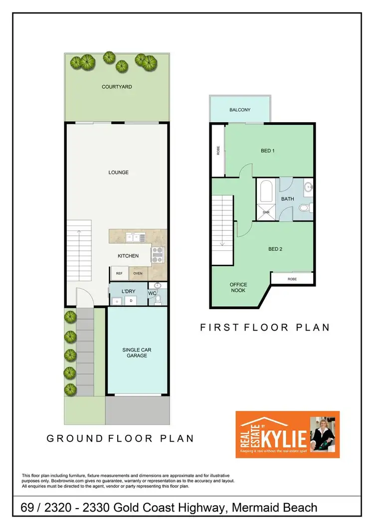 Floorplan of Homely townhouse listing, 69/2320 - 2330 Gold Coast Highway, Mermaid Beach QLD 4218