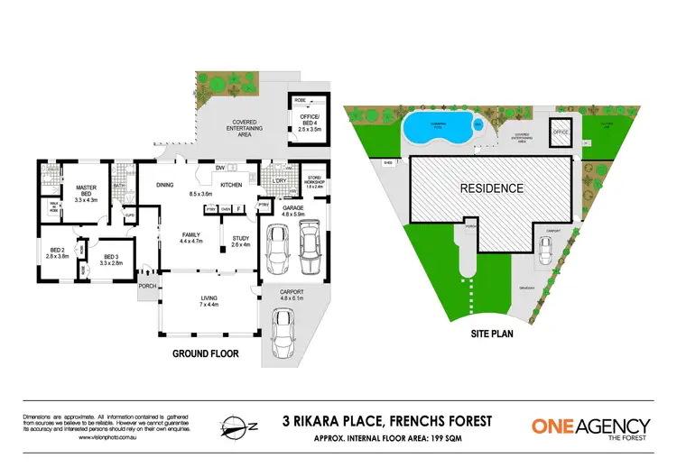Floorplan of Homely house listing, 3 Rikara Place, Frenchs Forest NSW 2086