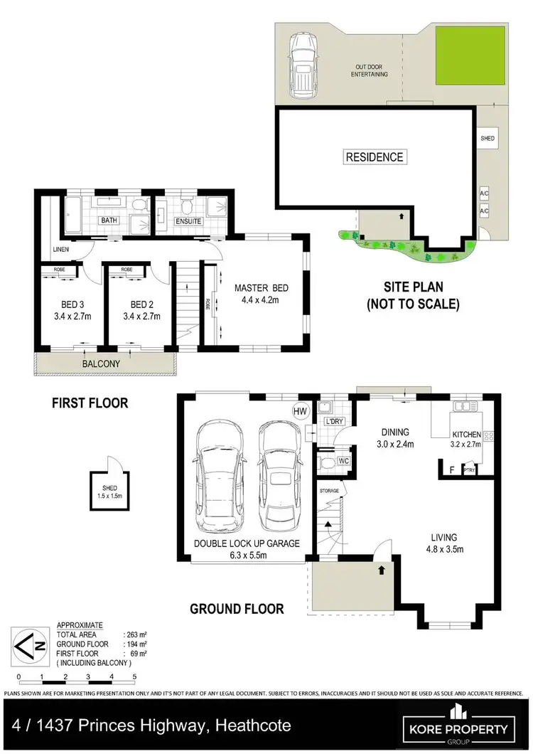 Floorplan of Homely townhouse listing, 4/1437 Princes Highway, Heathcote NSW 2233