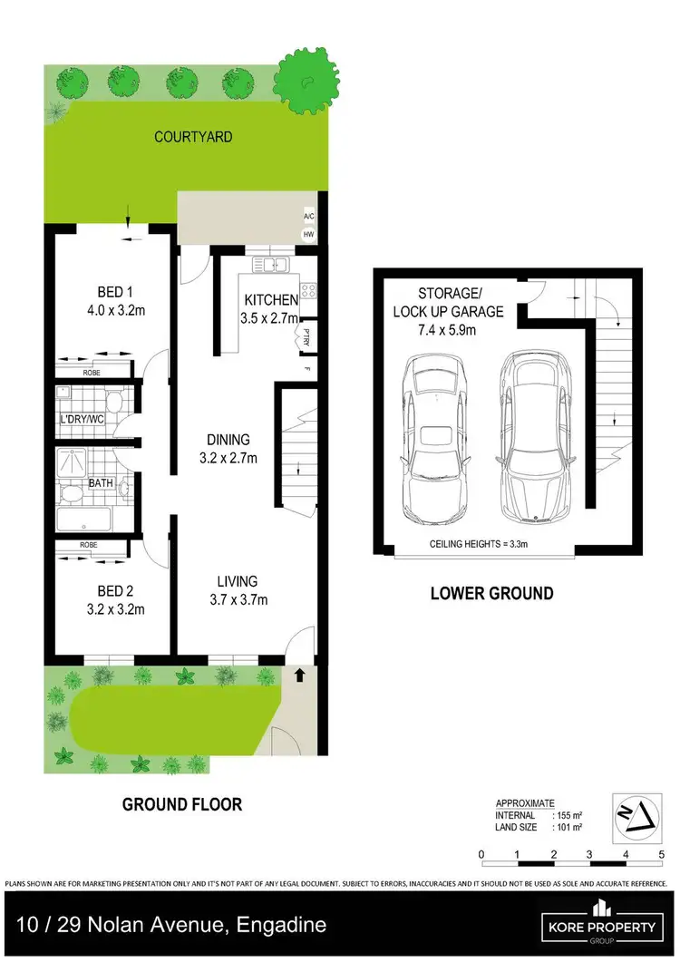 Floorplan of Homely villa listing, 10/29 Nolan Avenue, Engadine NSW 2233