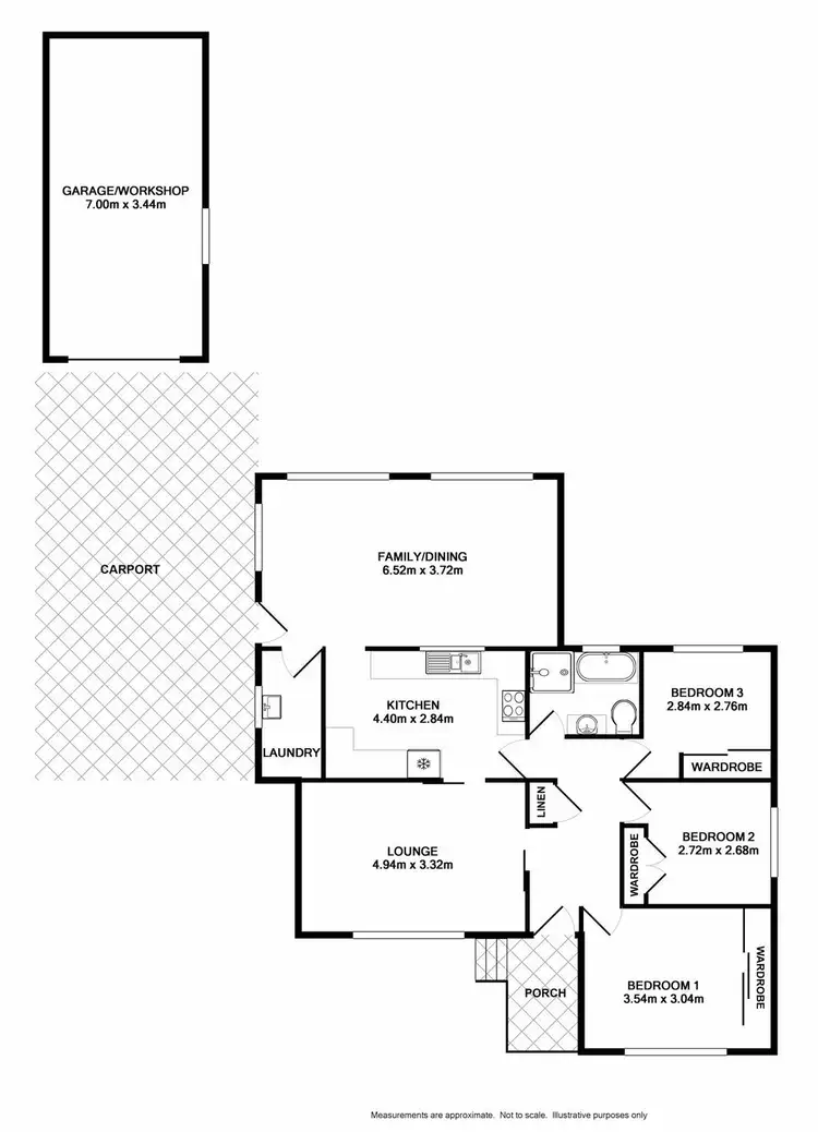 Floorplan of Homely house listing, 71 William St, Werrington NSW 2747