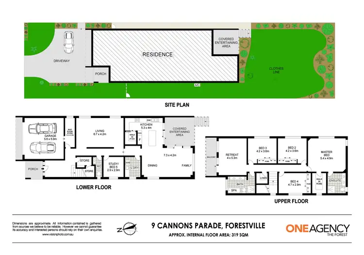 Floorplan of Homely house listing, 9 Cannons Pde, Forestville NSW 2087