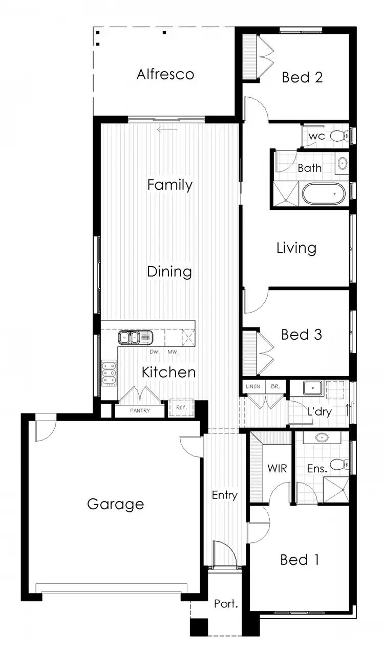 Floorplan of Homely house listing, 6 Mahogany Lane, Ocean Grove VIC 3226