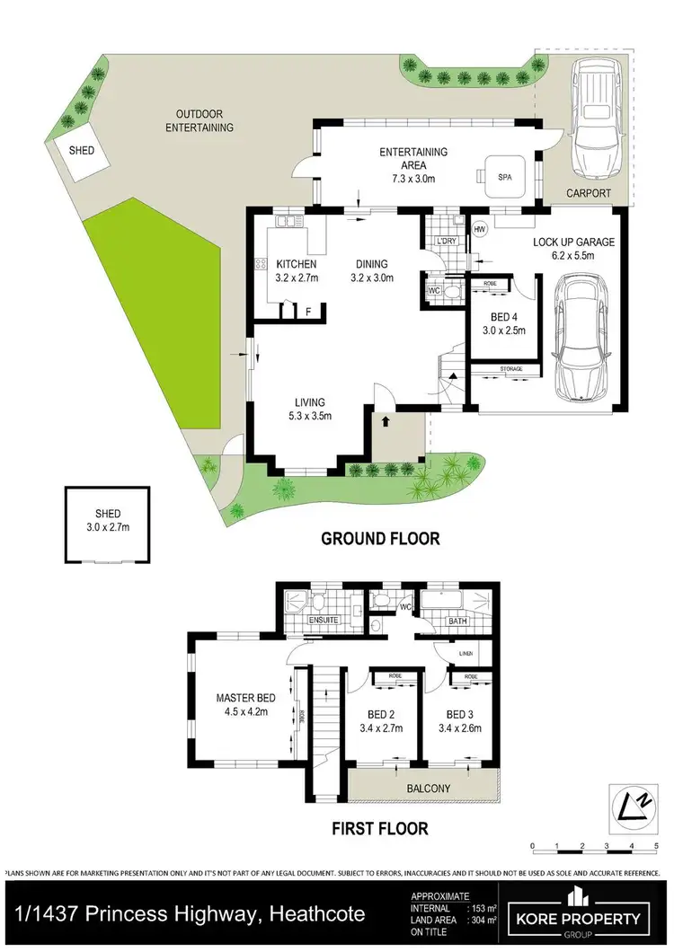Floorplan of Homely townhouse listing, 1/1437 Princes Highway, Heathcote NSW 2233