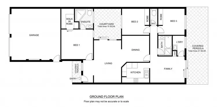 Floorplan of Homely townhouse listing, 3/21 Clamp Place, Greenway ACT 2900