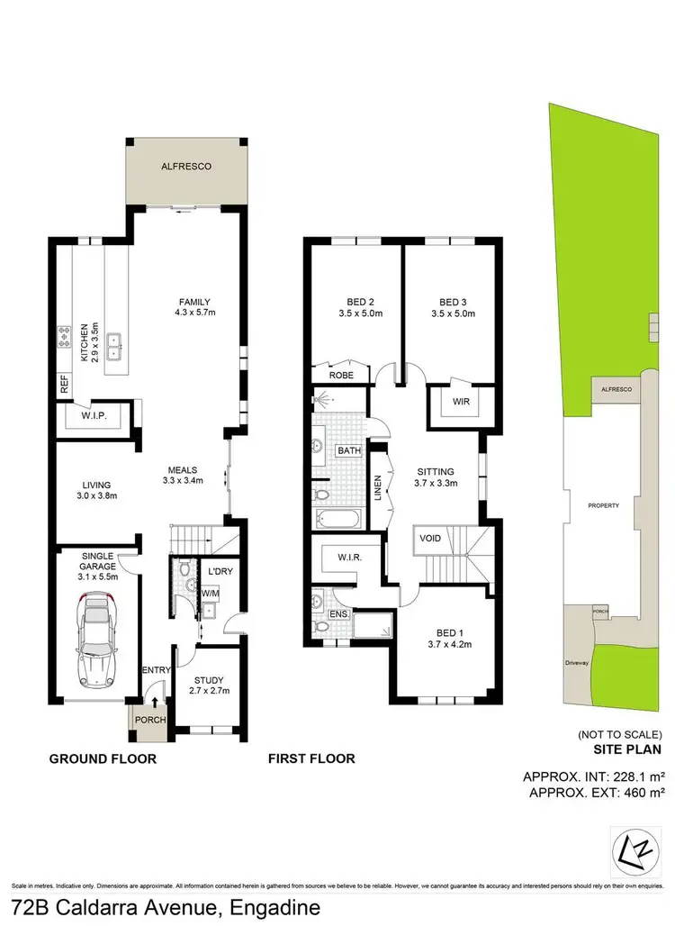 Floorplan of Homely semi-detached listing, 72b Caldarra Avenue, Engadine NSW 2233