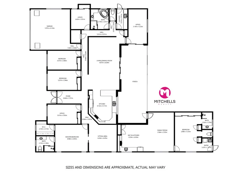 Floorplan of Homely house listing, 23 Rosewood Ave, Wondunna QLD 4655