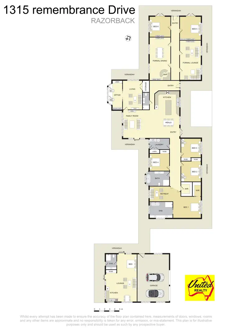 Floorplan of Homely rural property listing, 1315 Remembrance Driveway, Razorback NSW 2571