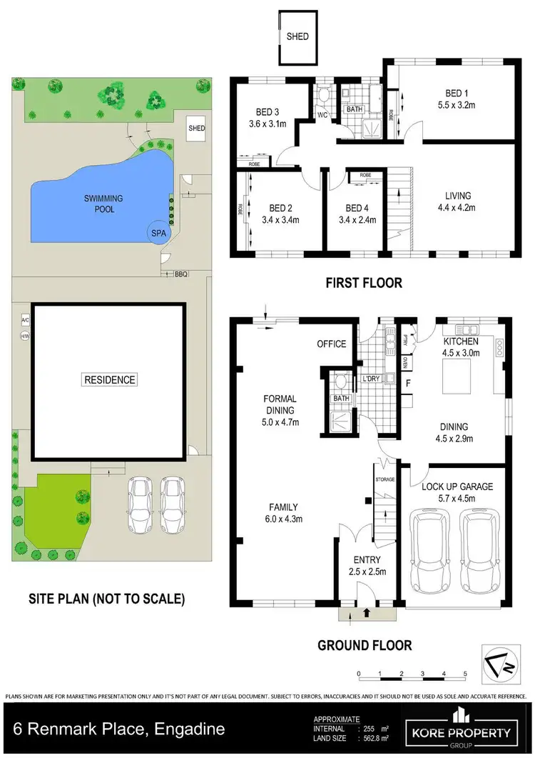 Floorplan of Homely house listing, 6 Renmark Place, Engadine NSW 2233