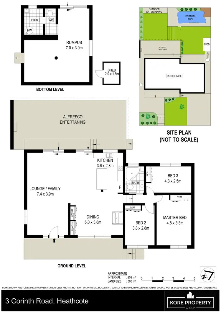 Floorplan of Homely house listing, 3 Corinth Road, Heathcote NSW 2233