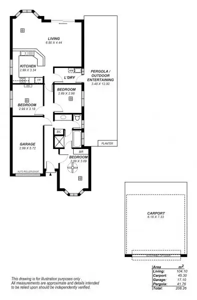 Floorplan of Homely house listing, 12 Ernest Crescent, Happy Valley SA 5159