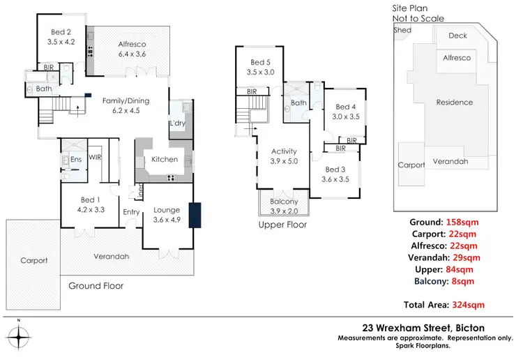Floorplan of Homely house listing, 23 Wrexham Street, Bicton WA 6157