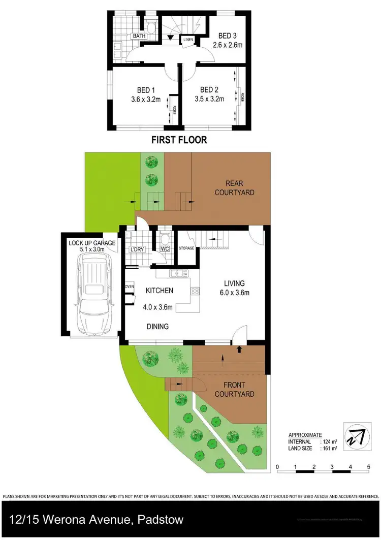 Floorplan of Homely townhouse listing, 12/15 Werona Avenue, Padstow NSW 2211