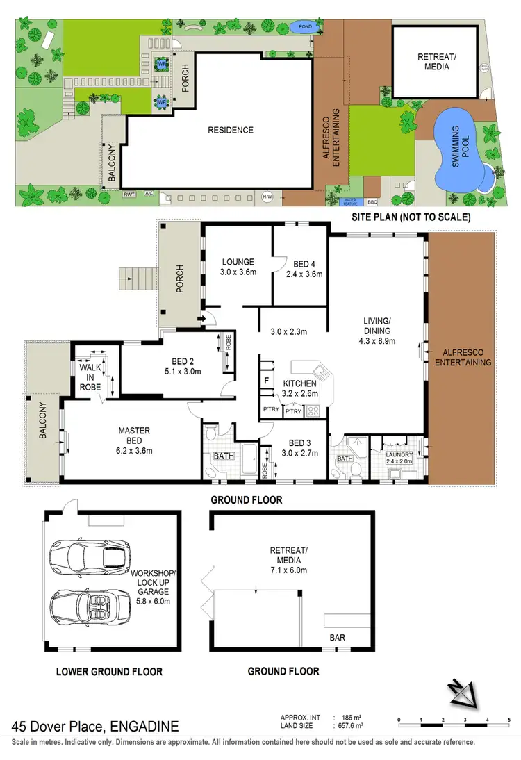 Floorplan of Homely house listing, 45 Dover Place, Engadine NSW 2233