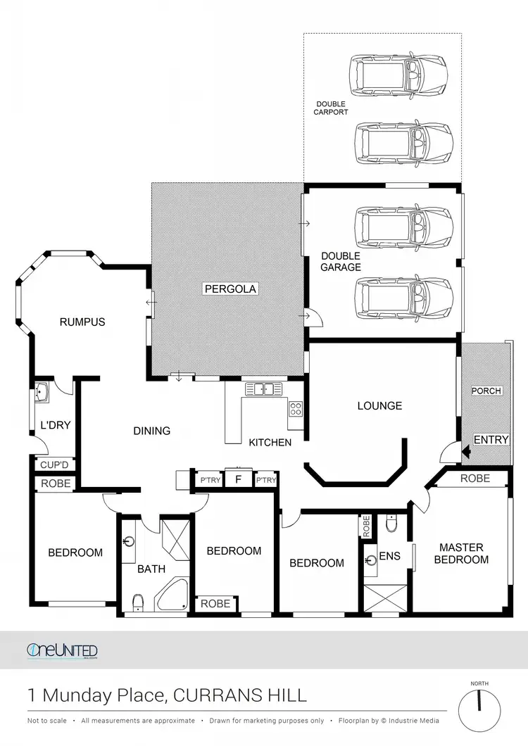Floorplan of Homely house listing, 1 Munday Place, Currans Hill NSW 2567