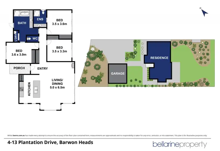 Floorplan of Homely villa listing, 4/13 Plantation Drive, Barwon Heads VIC 3227