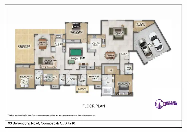Floorplan of Homely house listing, 93 Burrendong Road, Coombabah QLD 4216