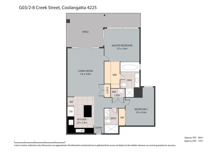Floorplan of Homely unit listing, G03/2-8 Creek Street, Kirra QLD 4225