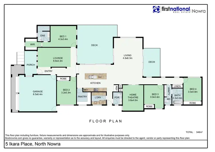 Floorplan of Homely house listing, 5 Ikara Place, North Nowra NSW 2541
