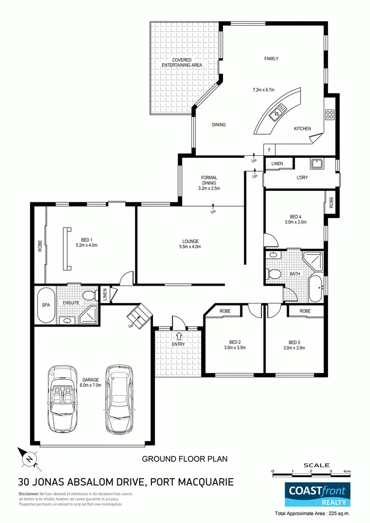 Floorplan of Homely house listing, 30 Jonas Absalom Drive, Port Macquarie NSW 2444