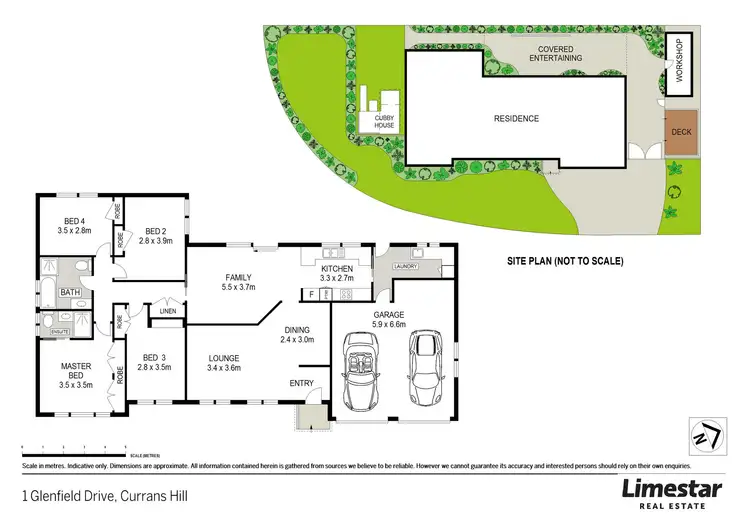 Floorplan of Homely house listing, 1 Glenfield Drive, Currans Hill NSW 2567