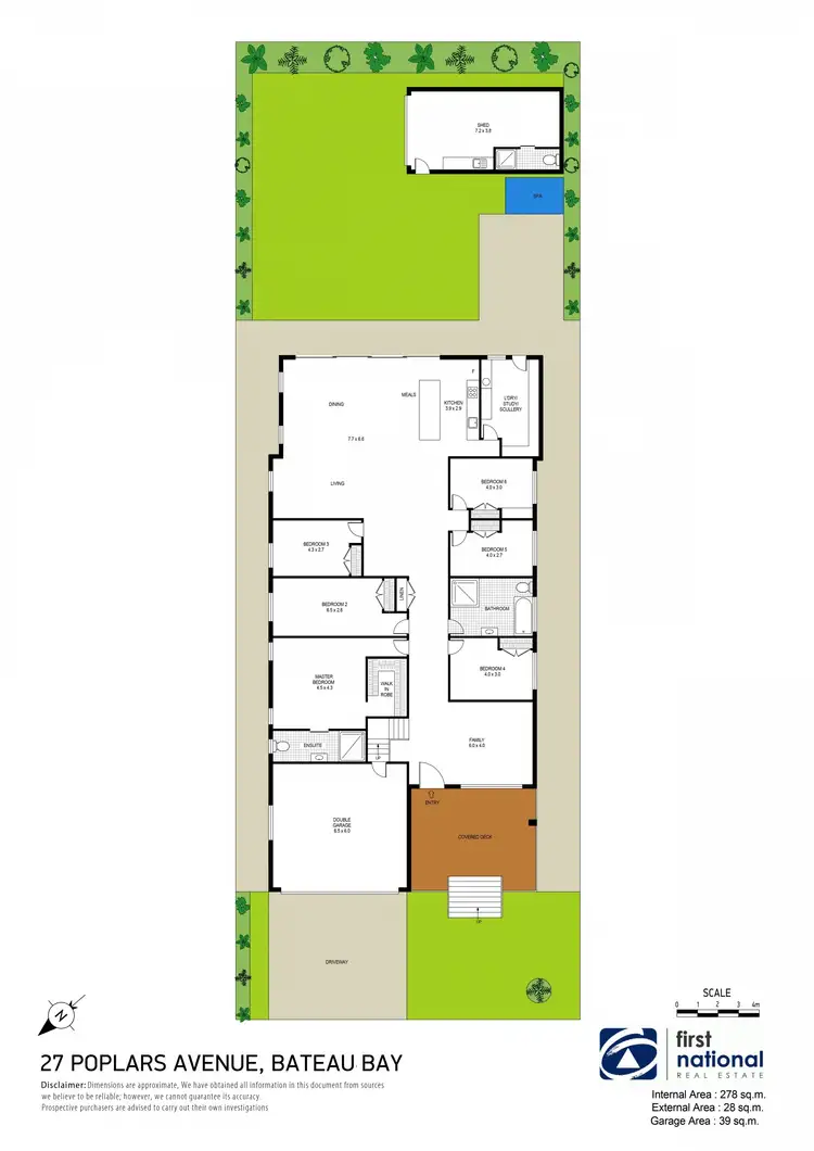 Floorplan of Homely house listing, 27 Poplars Ave, Bateau Bay NSW 2261