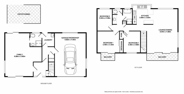 Floorplan of Homely house listing, 52 Bottlebrush Dr, Cranebrook NSW 2749