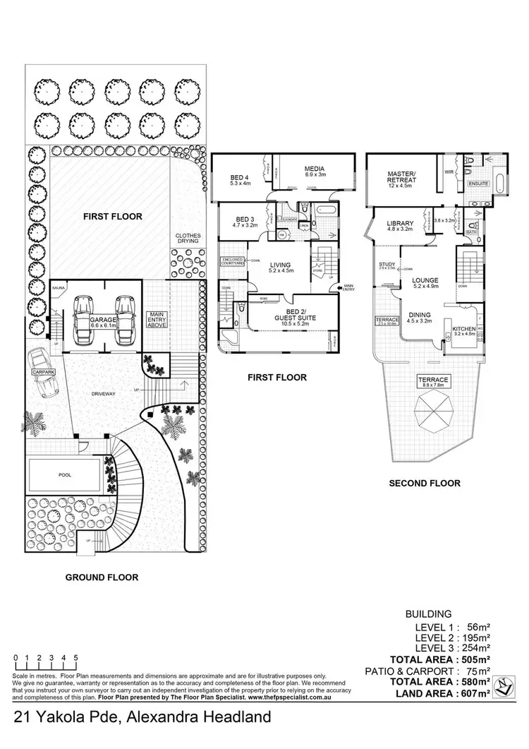 Floorplan of Homely house listing, 21 Yakola Parade, Alexandra Headland QLD 4572