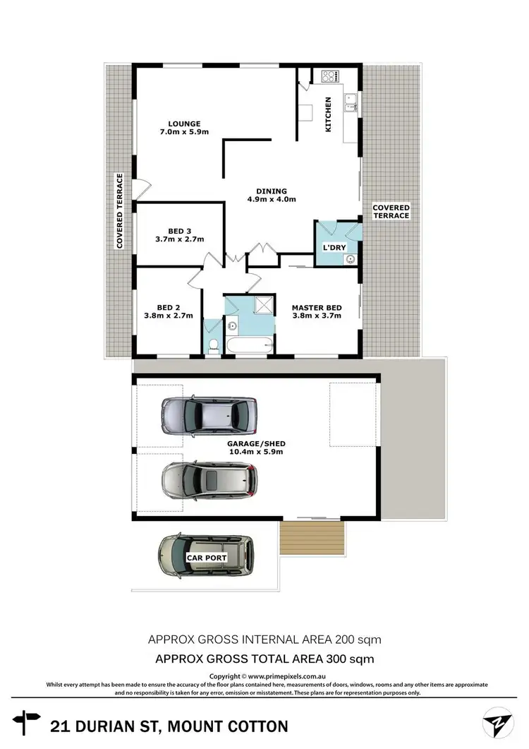 Floorplan of Homely house listing, 21 Durian Street, Mount Cotton QLD 4165