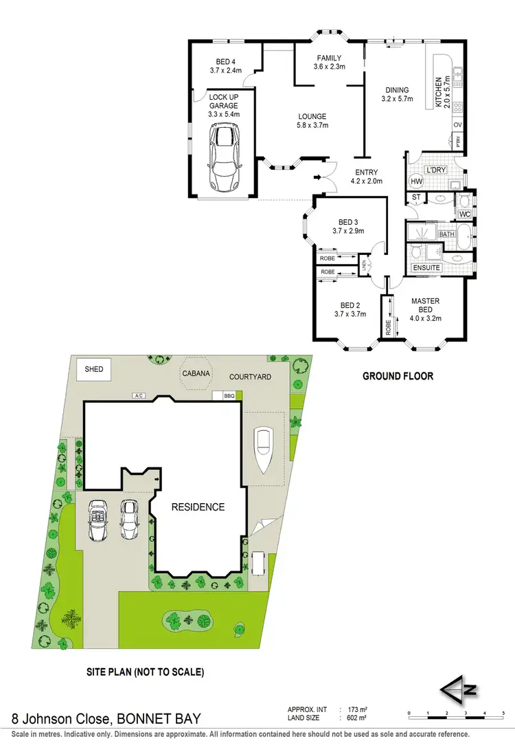 Floorplan of Homely house listing, 8 Johnson Close, Bonnet Bay NSW 2226