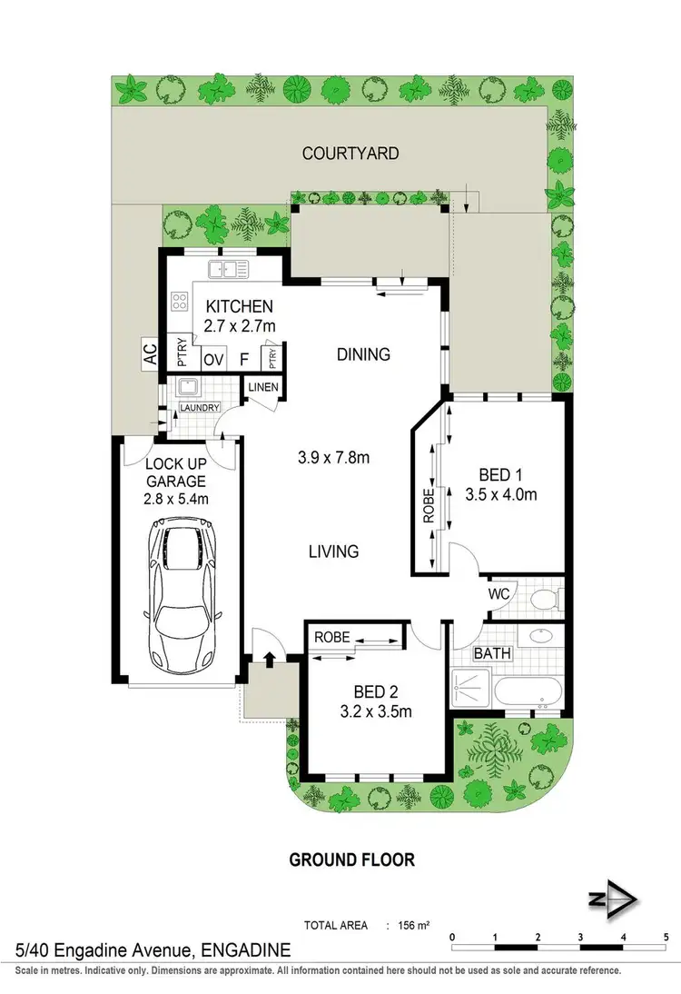 Floorplan of Homely villa listing, 5/40 Engadine Avenue, Engadine NSW 2233