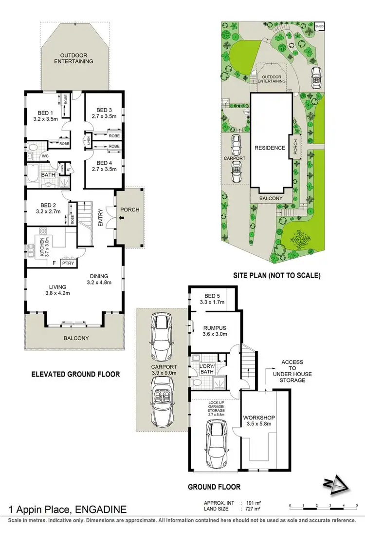 Floorplan of Homely house listing, 1 Appin Place, Engadine NSW 2233