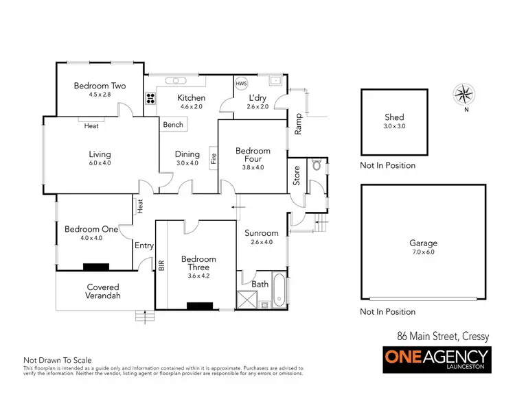 Floorplan of Homely house listing, 86 Main Street, Cressy TAS 7302
