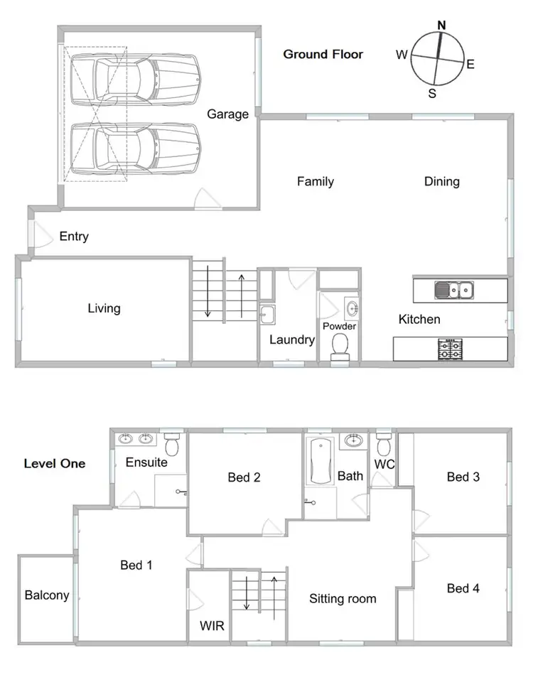 Floorplan of Homely house listing, 122 Grevillea Street, Craigieburn VIC 3064