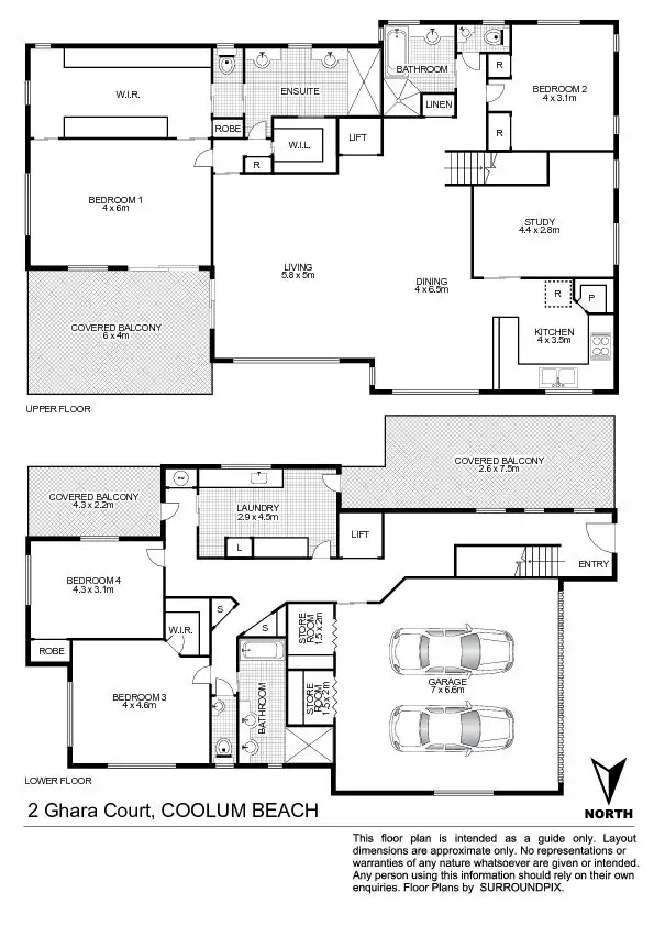 Floorplan of Homely house listing, 2 Ghara Court, Coolum Beach QLD 4573
