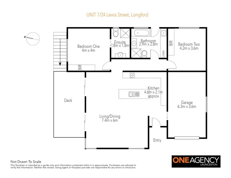 Floorplan of Homely unit listing, 7/24 Lewis Street, Longford TAS 7301