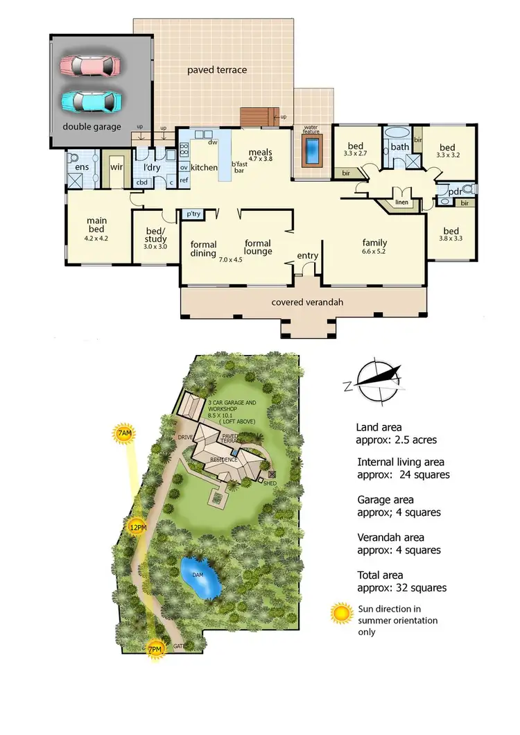 Floorplan of Homely rural property listing, 296 Centre Road, Langwarrin VIC 3910