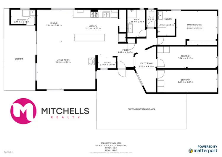 Floorplan of Homely rural property listing, 8 Sandrabarbara Drive, Booral QLD 4655