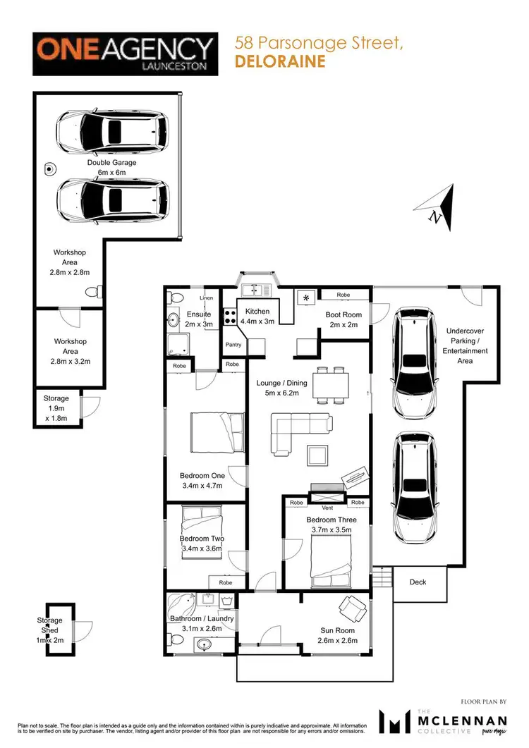 Floorplan of Homely house listing, 58 Parsonage Street, Deloraine TAS 7304