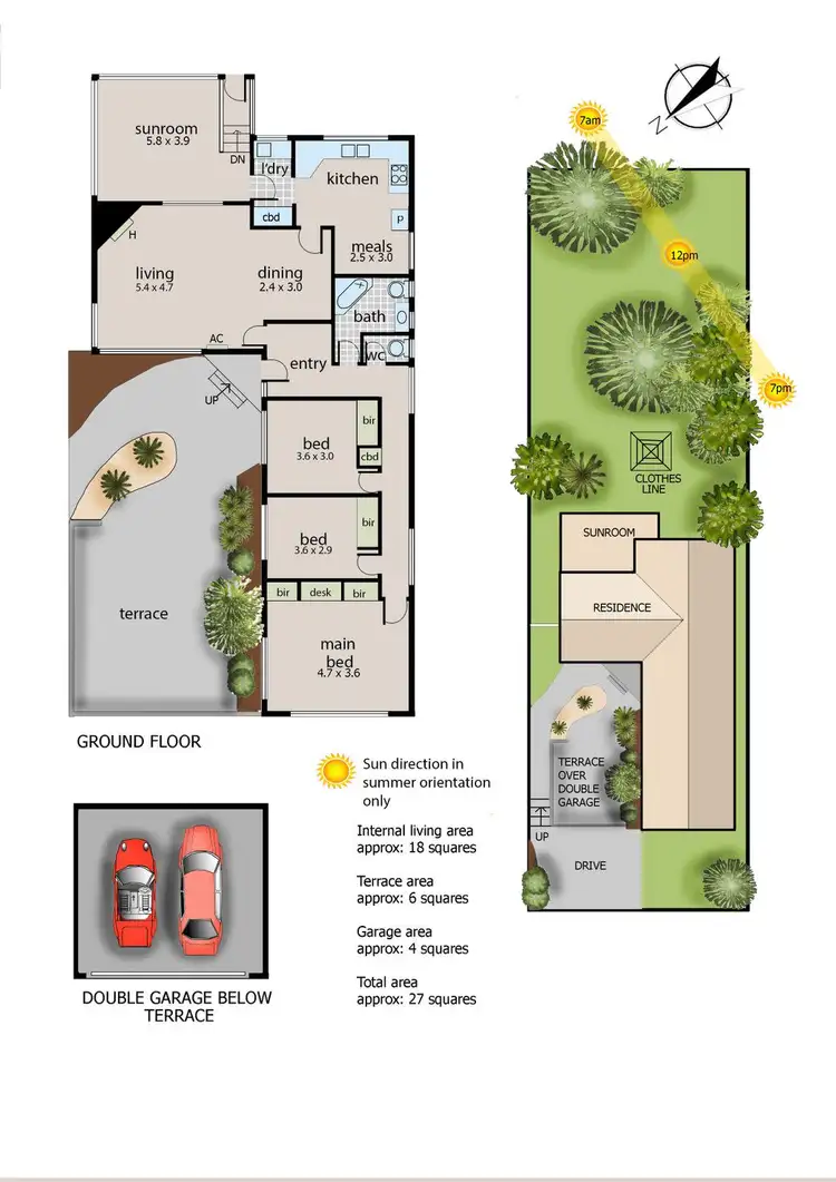 Floorplan of Homely house listing, 27 Foot Street, Frankston VIC 3199