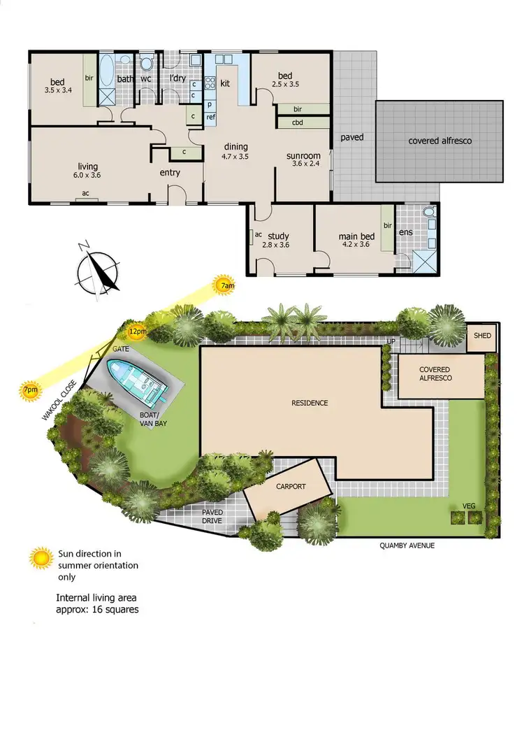 Floorplan of Homely house listing, 9 Quamby Avenue, Frankston VIC 3199