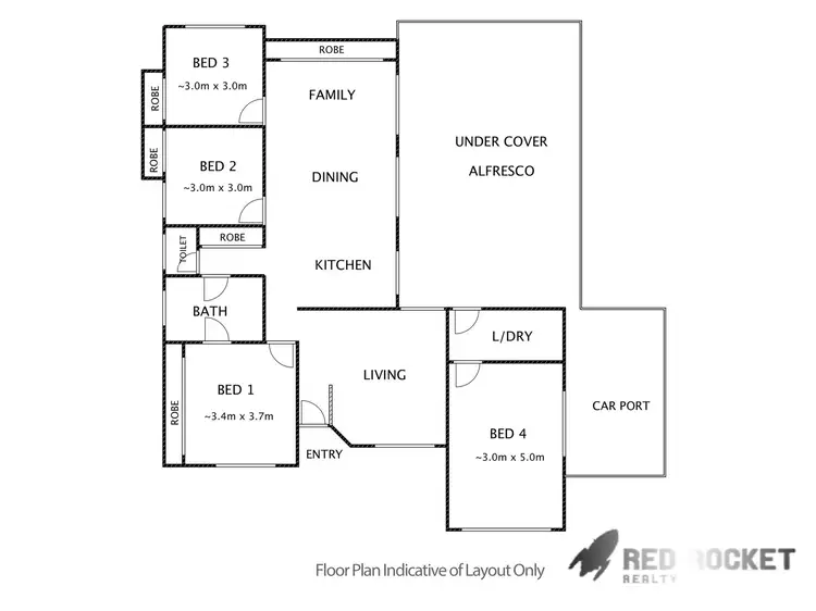 Floorplan of Homely house listing, 45 Fifth Avenue, Marsden QLD 4132
