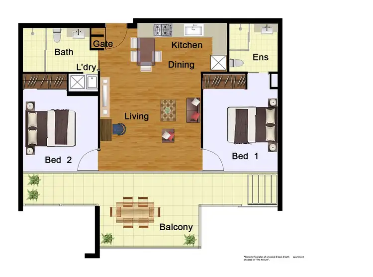 Floorplan of Homely unit listing, 59/8 Starling Street, Buderim QLD 4556