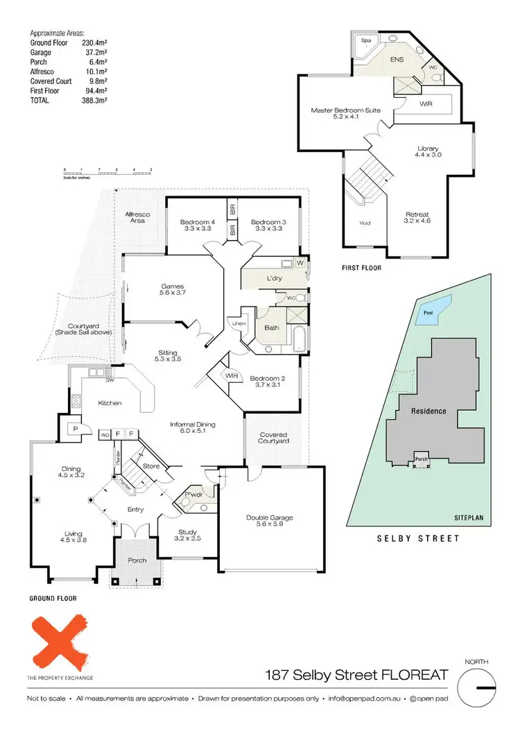 Floorplan of Homely house listing, 187 Selby Street, Floreat WA 6014