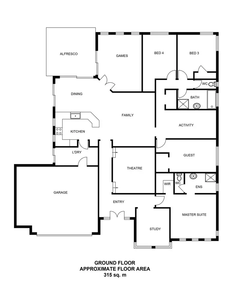 Floorplan of Homely house listing, 14 Corich Pass, Aveley WA 6069