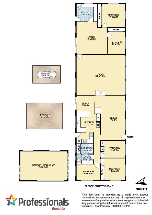 Floorplan of Homely rural property listing, 96 McCannas Road, Armidale NSW 2350