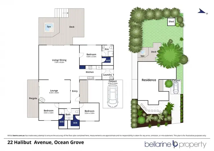 Floorplan of Homely house listing, 22 Halibut Avenue, Ocean Grove VIC 3226